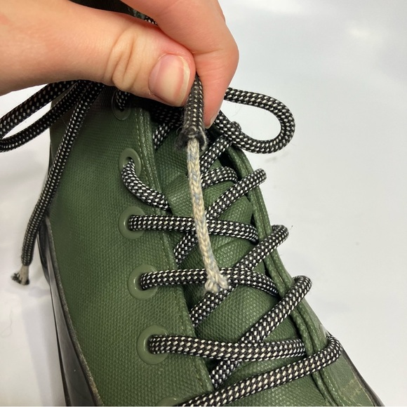 Hunter black dipped lace up boots waterproof rain boots women’s size 8.5 trendy - Picture 11 of 11